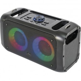 PARTY STREET2 Enceinte portable 100W - Batterie - Bluetooth - Effet lumineux LED - vue de trois quart