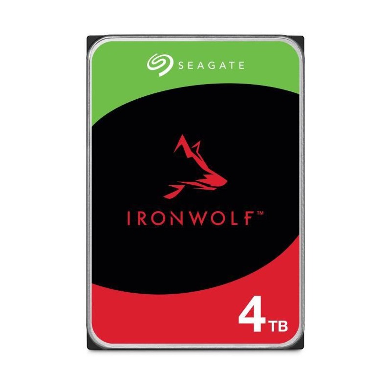 SEAGATE NAS Iron Wolf 4To HDD 3.5'' 5400rpm SATA3 6Gbs 64Mo Cache (ST4000VN006)