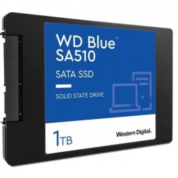 WESTERN DIGITAL 1To SSD WD Blue SA510 SATA 2.5'' 7mm (WDS100T3B0A) - vue connecteurs