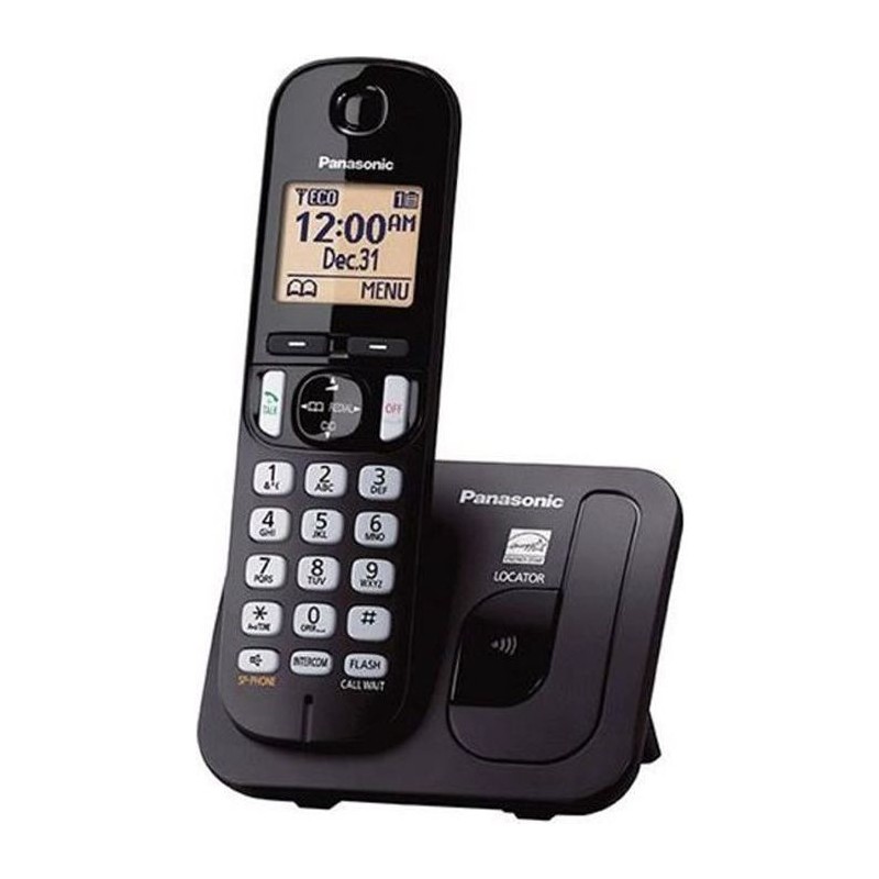 PANASONIC KX-TGC210 Solo Noir téléphone sans fil DECT sans répondeur
