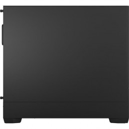 FRACTAL DESIGN Pop Mini Silent Noir Solid Boitier PC Micro ATX (FD-C-POS1M-01) - vue de profil plaque pleine