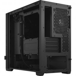 FRACTAL DESIGN Pop Mini Silent Noir Solid Boitier PC Micro ATX (FD-C-POS1M-01) - vue de dos trois quart