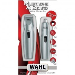 WAHL 05606-308 Gris Tondeuse sans fil - Barbe + nez + oreilles - Batterie à piles - vue emballage