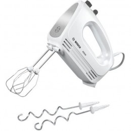 BOSCH MFQ24200 Blanc / Inox CLEVERMIXX Batteur électrique - 400W - Fouets et crochets