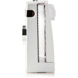 DOMO DO523S Blanc Trancheuse diamètre 17cm - Réglage coupe 1 à 15 mm - 120W - vue de profil