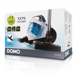 DOMO DO7286S Aspirateur sans sac 1.5 L - 700W - Blanc et bleu - vue emballage