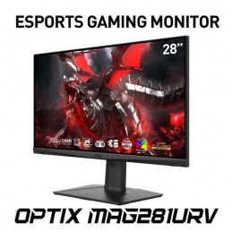 MSI Optix MAG281URV Ecran PC 28'' 4K - 4ms - 60Hz - 2x HDMI, DisplayPort - vue de trois quart Droit