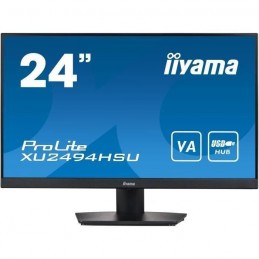 IIYAMA ProLite XU2494HSU-B2 Ecran PC 24'' FHD - Dalle VA - 4 ms - 75Hz - HDMI, DP - vue de face