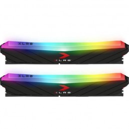 PNY 16Go DDR4 (2x 8Go) XLR8 Gaming EPIC-X RGB™ RAM DIMM 3600MHz (MD16GK2D4360018XRGB) - vue de dessus