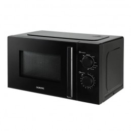 OCEANIC MO20BG Noir Micro-ondes grill 20L - 700W - plateau 25.5cm - vue de trois quart