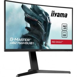 IIYAMA G-MASTER GB2766HSU-B1 Ecran PC 27'' FHD Incurvé - Dalle VA - 1ms - 165Hz - HDMI, DP - FreeSync - vue de 3/4