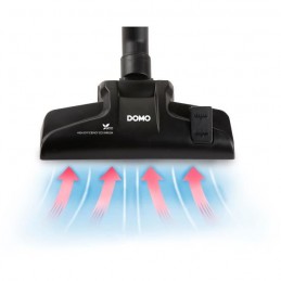 DOMO DO1033S Noir Aspirateur traîneau compact avec sac 1.5L - 450W - Rayon d'action 7m - vue zoom brosse