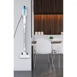 DOMO DO237SV Blanc Aspirateur Balai Filaire 0.45L - 450W avec Quadrimedia