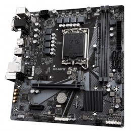 GIGABYTE TECHNOLOGY H610M H DDR4 Carte mère Micro-ATX LGA-1700 HDMI, VGA - vue de trois quart