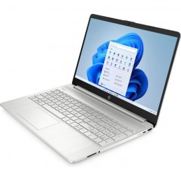 HP 15s-eq1166nf PC Portable 15'' HD - Athlon Silver 3050U - RAM 4Go - SSD 256Go - W11 - AZERTY - vue de trois quart