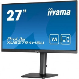 IIYAMA XUB2794HSU-B1 Ecran PC 27'' FHD - Dalle VA - 1ms - 75Hz - HDMI, DisplayPort - vue de trois quart