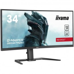 IIYAMA G-Master Red Eagle GB3467WQSU-B5 Ecran PC 34'' UWQHD Gamer incurvé - 165Hz - 2x HDMI, 2x DP