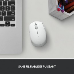 LOGITECH M171 Souris Sans Fil 2.4 GHz - Blanc cassé (910-006867) - vue en situation