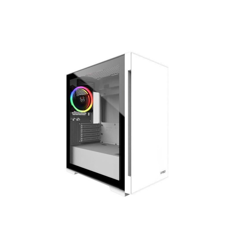 MRED Mercury Blanc RGB Boitier PC Moyen tour ATX Gamer (MR-018)