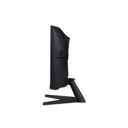 SAMSUNG ODYSSEY G5 G55T Ecran PC 27'' 2K Gamer incurvé - 144Hz - HDMI, DP - vue de profil