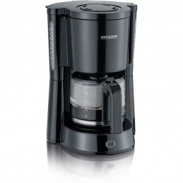 SEVERIN KA4815 Noir Cafetière Filtre 1.25L - 1000W - Jusqu'à 10 tasses - vue de trois quart