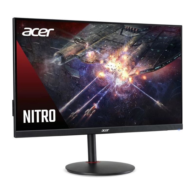 ACER Nitro XV240YPbmiiprx Ecran PC 24'' FHD Gamer - Dalle IPS - 165Hz - 2x HDMI, DP - AMD FreeSync - vue de trois quart