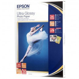 EPSON C13S041944 Papier photo Ultra Glossy 50 feuilles 13x18 300gr