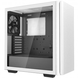 DEEPCOOL CK500 Blanc Boitier PC Moyen tour Format E-ATX (R-CK500-WHNNE2-G-1) - vue de trois quart