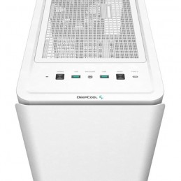 DEEPCOOL CK500 Blanc Boitier PC Moyen tour Format E-ATX (R-CK500-WHNNE2-G-1) - vue de dessus connecteurs