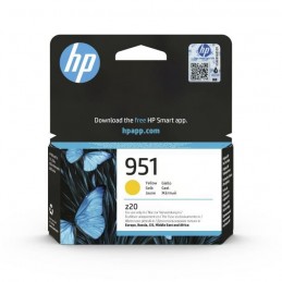 HP 951 Cartouche d'Encre Jaune Authentique (CN052AE) pour OfficeJet Pro 251dw, 8100, 8640