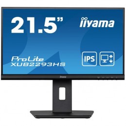 IIYAMA XUB2293HS-B5 Ecran PC 22'' FHD - Dalle IPS - 3ms - 75Hz - HDMI, DP - mode portrait - vue de face