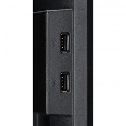 IIYAMA ProLite X2483HSU-B5 Ecran PC 24'' FHD - Dalle VA - 4ms - 75Hz - HDMI / DP / USB - vue connecteurs USB