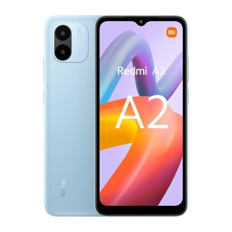 XIAOMI Redmi A2 4G Bleu Smartphone 6.52'' - RAM 2Go - Stockage 32Go - Android 13