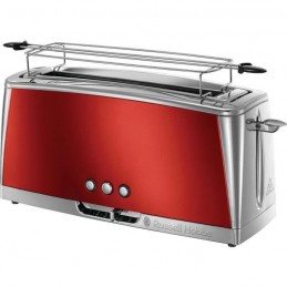 RUSSELL HOBBS 23250-56 Rouge Toaster Grille-Pain Luna Spécial Baguette - 1420W - vue de trois quart