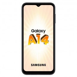 SAMSUNG Galaxy A14 4G Noir Smartphone 6.6'' - RAM 4Go - 64Go - Android 13 - vue de face