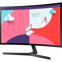 SAMSUNG LS24C366EAUXEN Ecran PC 24'' FHD Incurvé - Dalle VA - 4ms - 60Hz - FreeSync - vue de trois quart