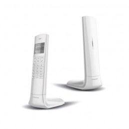 LOGICOM Luxia 150 Solo Blanc Gris Téléphone Sans Fil DECT Sans Répondeur - vue multiple