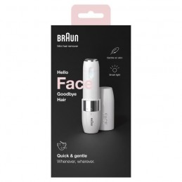 BRAUN Face Mini FS1000 Blanc Rasoir Visage électrique femme - Fonction Smart Light - vue emballage