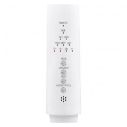 OCEANIC TV-1616R Blanc Ventilateur sur pied diam. 40cm - 45W - Oscillant -  Télécommande avec Quadrimedia