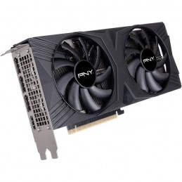 PNY GeForce RTX™ 4070 VERTO 12G Carte Graphique Nvidia HDMI, DisplayPort - vue de trois quart