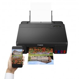 CANON Pixma MegaTank G550 Noir Imprimante jet d'encre A4 - USB - WiFi - vue impression