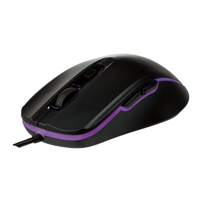 ON LAN SO-30 Noir RGB Souris Gaming Optique Filaire USB - vue de trois quart