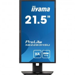 IIYAMA Prolite X2283HSU-B1 Ecran PC 22'' FHD - Dalle VA - 1ms - 75Hz - HDMI, DP, USB - Mode portrait