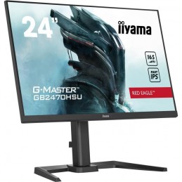 IIYAMA G-Master Red Eagle GB2470HSU-B5 Ecran PC 24'' FHD - Dalle Fast IPS - 0.8ms - 165Hz - HDMI, DP, USB - FreeSync - vue B