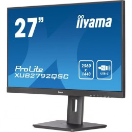 IIYAMA Prolite XUB2792QSC-B5 Ecran PC 27'' WQHD - Dalle IPS - 4ms - 75Hz - HDMI, DP, USB - vue mode paysage