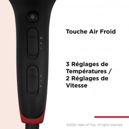 REVLON RVDR5317 Sèche-cheveux Smoothstay 2000W - Diffuseur Volumateur - vue réglages