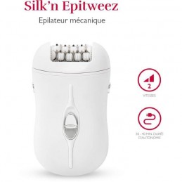 SILK'N EPI1PE1001 Blanc Epilateur électrique sans fil ou secteur - 2 accessoires