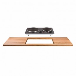 LIVOO DOC168N Noir Plaque de cuisson double posable et encastrable - 2500W