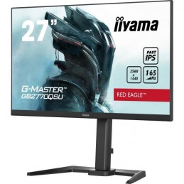 IIYAMA G-Master Red Eagle GB2770QSU-B5 Ecran PC 27'' WQHD Gamer - Dalle IPS - 0.5ms - 165Hz - HDMI, DP, USB - vue de 3/4