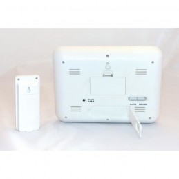 INOVALLEY SM104 Blanc Station météo sans fil - Ecran LCD couleur - vue de dos